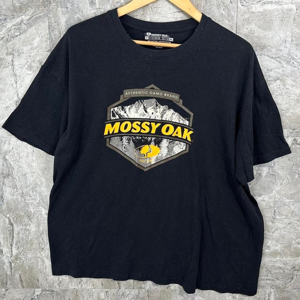 Black‎ Mossy Oak cotton t-shirt Men's XL #outdoor